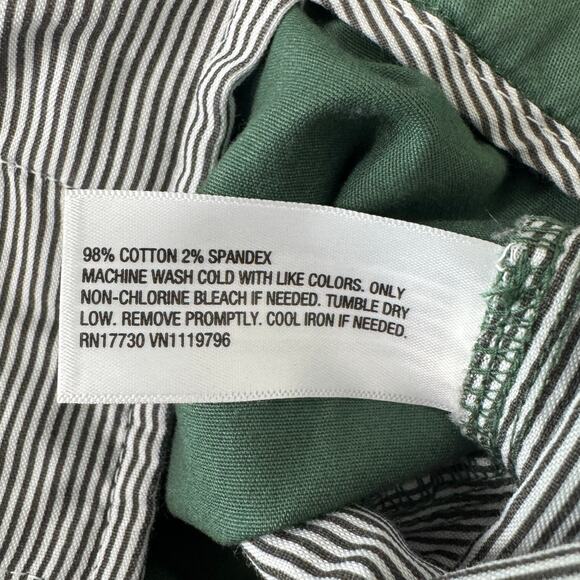 Goodfellow & Co Mens Flat Front Shorts Size 44 Green The Every Wear Pockets New - Picture 6 of 12